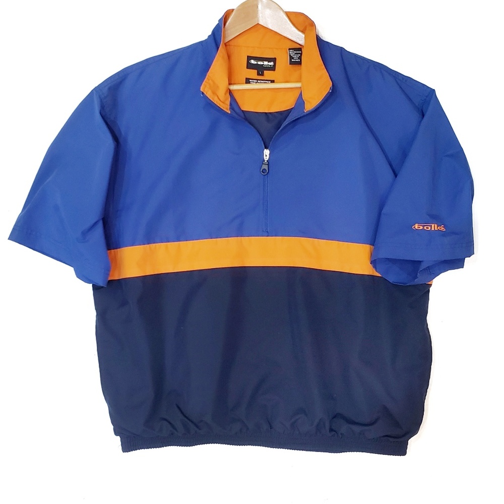 Vintage Bolle Sunglasses Zip Windbreaker Jacket